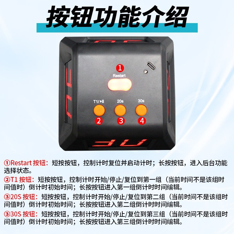 Dual‑Sided Digital Game Timer  - đánh giá và giá Digital Timer Countdown