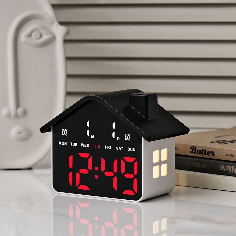 House Shaped Led Alarm Clock E - đánh giá và giá Digital Timer Countdown