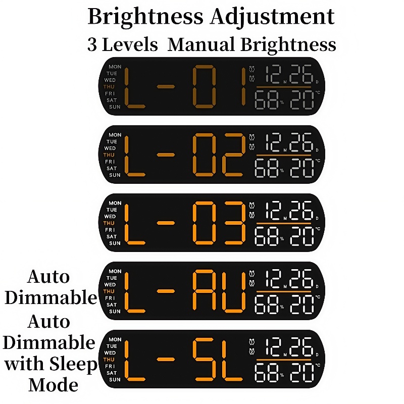 LED Alarm Clock TEMP Humidity  - đánh giá và giá Digital Timer Countdown